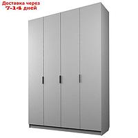 Шкаф 4-х дверный "Экон", 1600×520×2300 мм, цвет серый шагрень