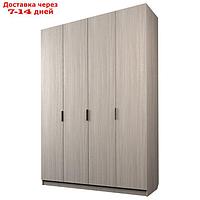 Шкаф 4-х дверный "Экон", 1600×520×2300 мм, цвет ясень шимо светлый