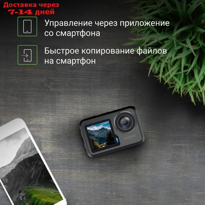 Экшн-камера Digma DiCam 790 1xCMOS 12Mpix черный - фото 5 - id-p226964369