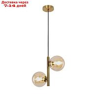 Светильник подвесной Citilux "Лорен" CL146023, 35х16х34 см, 2х40Вт, E14, цвет коричневый