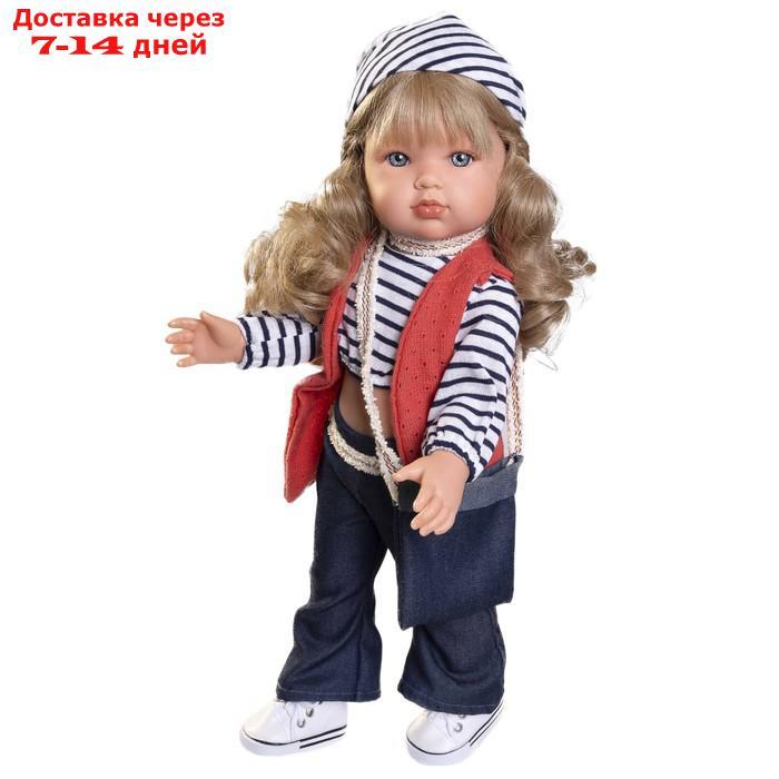 Кукла Munecas Antonio Juan "Белла", в полосатом топе, виниловая, 45 см - фото 6 - id-p226944969
