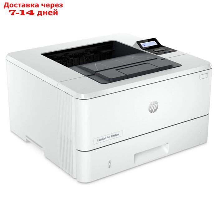 Принтер лазерный HP LaserJet Pro 4003dw (2Z610A) A4 Duplex Net WiFi белый - фото 3 - id-p226948970
