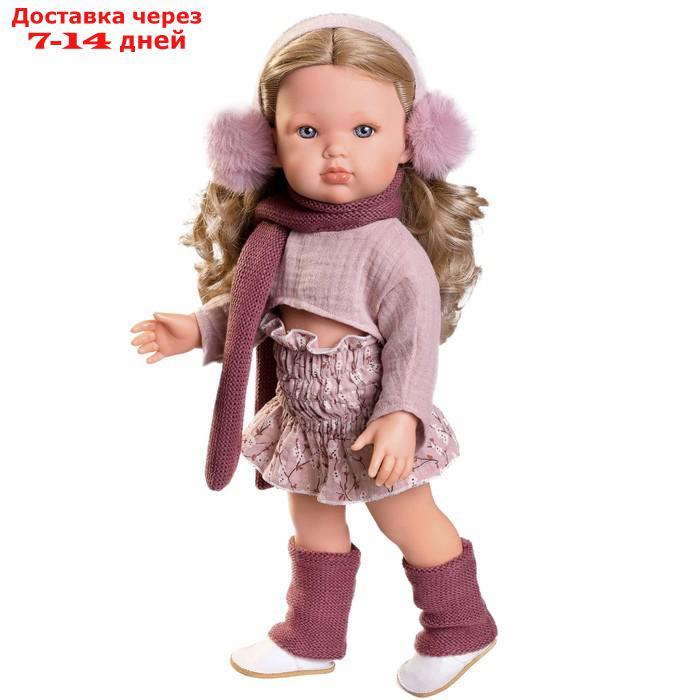 Кукла Munecas Antonio Juan "Белла", в розовых наушниках, виниловая, 45 см - фото 7 - id-p226944985
