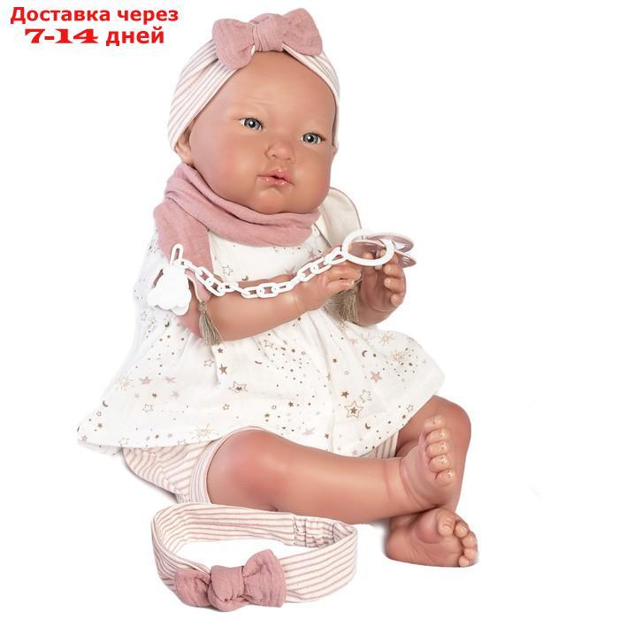 Кукла Munecas Antonio Juan "Александра", в белом, мягконабивная, 52 см - фото 2 - id-p226944999