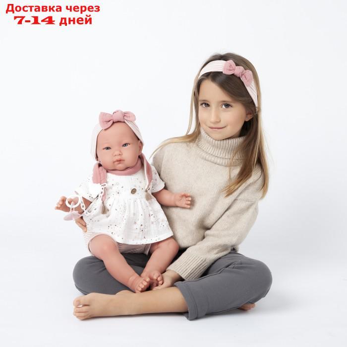 Кукла Munecas Antonio Juan "Александра", в белом, мягконабивная, 52 см - фото 4 - id-p226944999