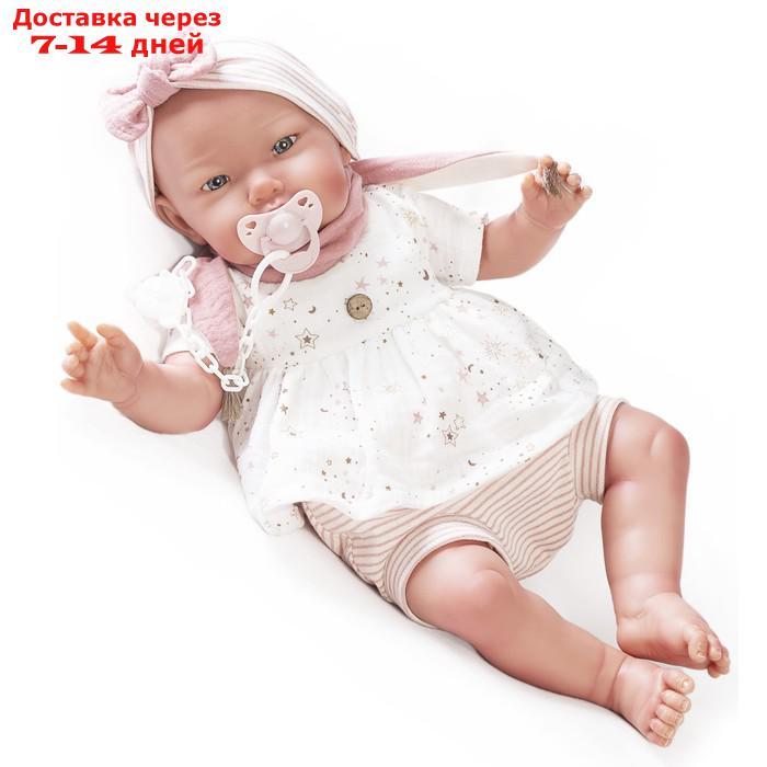 Кукла Munecas Antonio Juan "Александра", в белом, мягконабивная, 52 см - фото 6 - id-p226944999