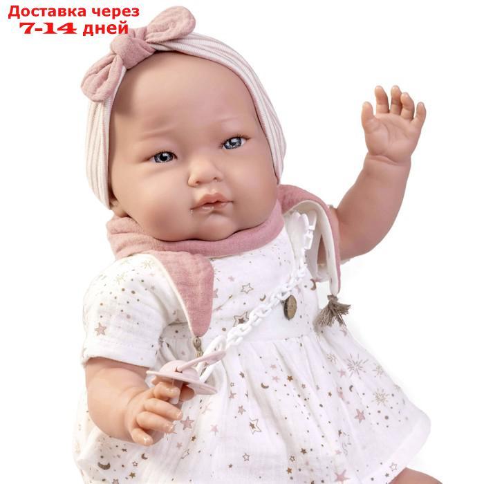 Кукла Munecas Antonio Juan "Александра", в белом, мягконабивная, 52 см - фото 8 - id-p226944999