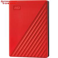 Жесткий диск WD USB 3.0 5TB WDBPKJ0050BRD-WESN My Passport 2.5" красный