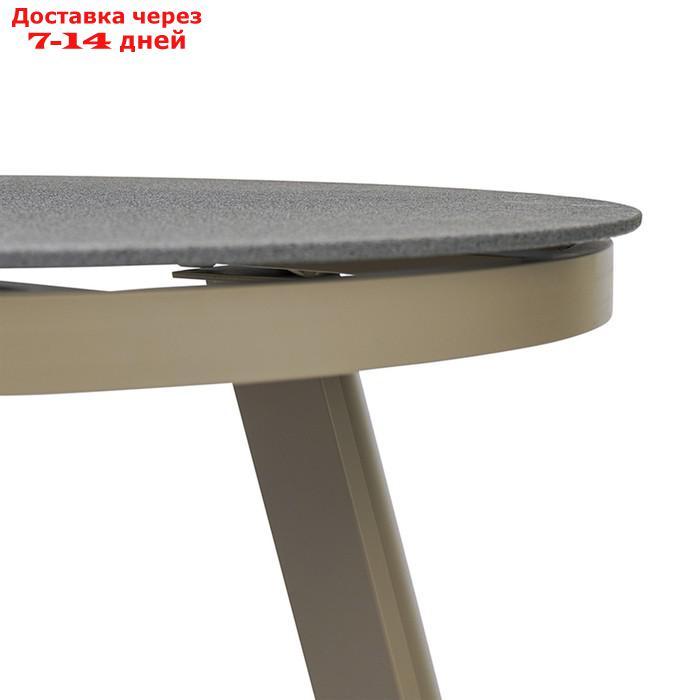 Стол обеденный Leif, 900×900×750 мм, цвет серо-бежевый - фото 2 - id-p226951283