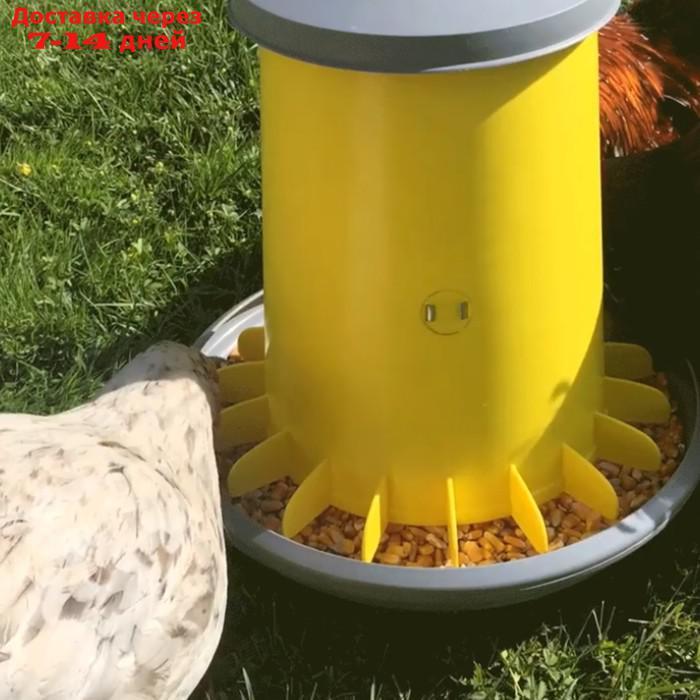 Кормушка бункерная для домашней птицы на 15 кг, пластик, ARCUS - фото 5 - id-p226949011