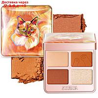 Тени для век ZeeSea Tipsy Kitty Eyeshadow Quad, тон 05, 3.5 г