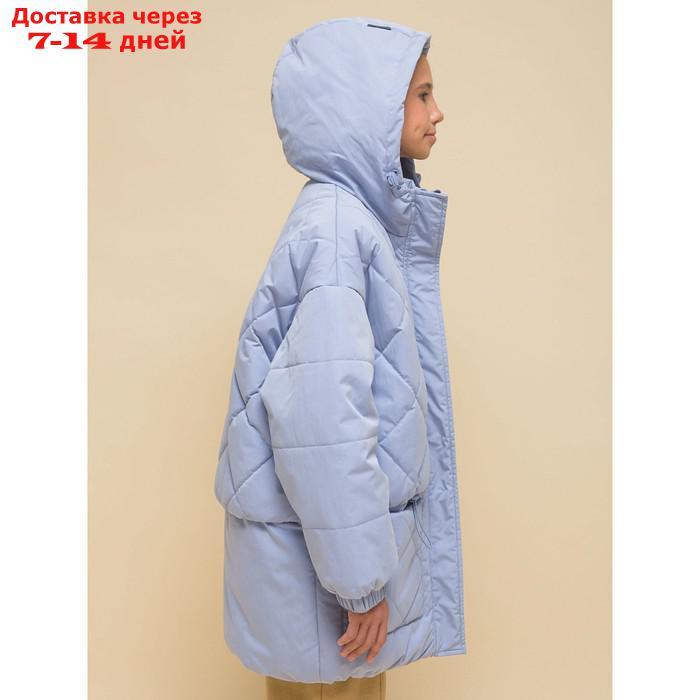 Куртка для девочек, рост 128 см, цвет лавандовый - фото 4 - id-p226966988