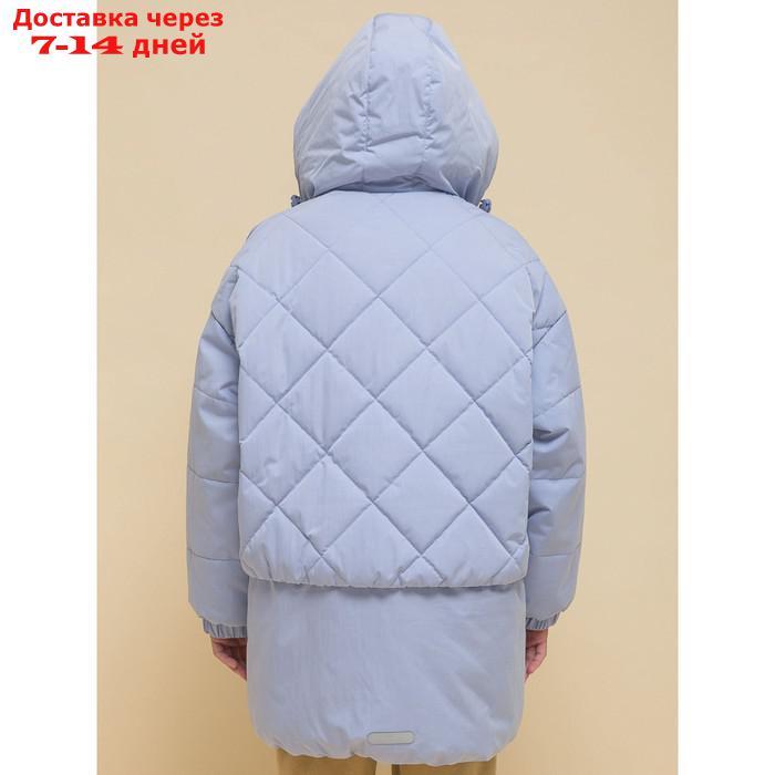 Куртка для девочек, рост 128 см, цвет лавандовый - фото 6 - id-p226966988
