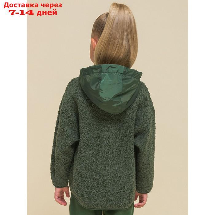 Куртка для девочек, рост 104 см, цвет хаки - фото 6 - id-p226966990
