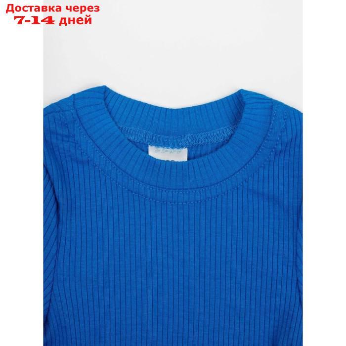 Топ для девочки с короткими рукавами, рост 152 см, цвет синий - фото 6 - id-p226976307