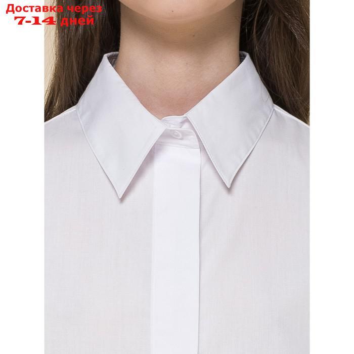 Блузка для девочек, рост 128 см, цвет белый - фото 4 - id-p226967005