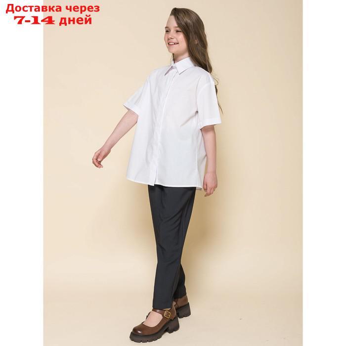 Блузка для девочек, рост 128 см, цвет белый - фото 6 - id-p226967005