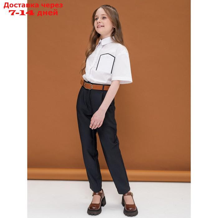 Блузка для девочек, рост 122 см, цвет белый - фото 7 - id-p226967006