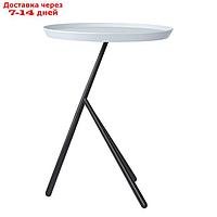 Столик приставной Sustainable, 377×377×500 мм, цвет серый / чёрный