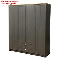 Шкаф для одежды "Прованс" 37.01, 1764×600×2090 мм, цвет диамант серый / дуб каньон