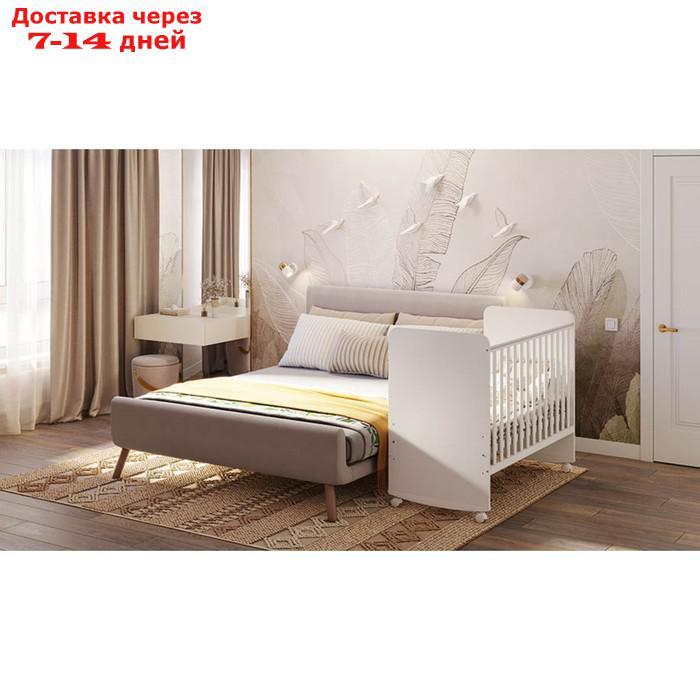 Кроватка детская Фея 702, цвет белый - фото 3 - id-p226938382