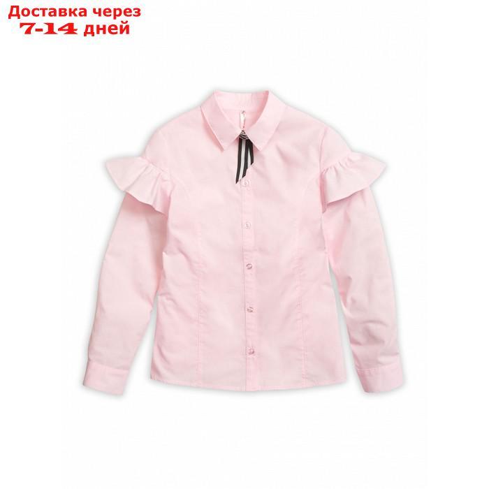 Блузка для девочек, рост 152 см, цвет розовый - фото 2 - id-p226967019