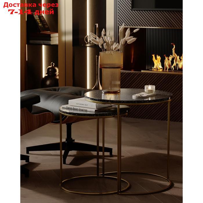 Набор столиков кофейных Hans, 900×500×520 мм, цвет чёрный мрамор - фото 4 - id-p226951339
