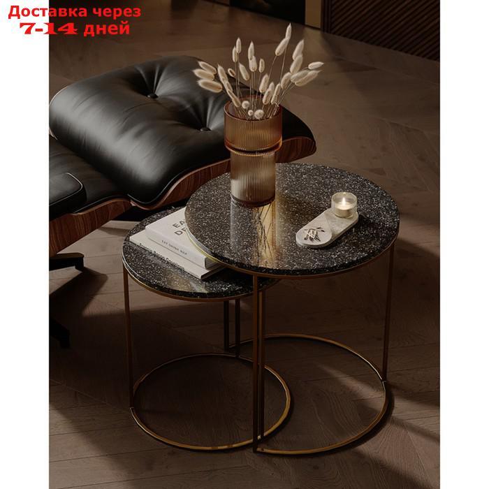 Набор столиков кофейных Hans, 900×500×520 мм, цвет чёрный мрамор - фото 5 - id-p226951339