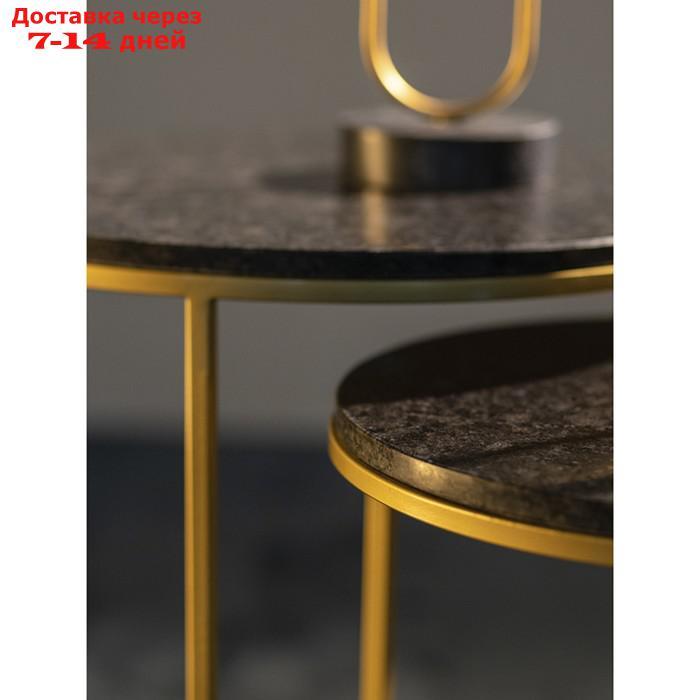 Набор столиков кофейных Hans, 900×500×520 мм, цвет чёрный мрамор - фото 9 - id-p226951339