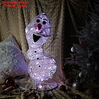 Светодиодная фигура "Снеговик мультяшный", 80х50х40 см, 30 Вт