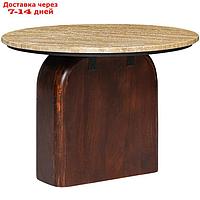 Столик приставной Torhill, 600×600×420 мм, цвет бежевый / орех