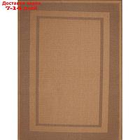 Ковёр-циновка прямоугольный 9198, размер 150х230 см, цвет gold/brown