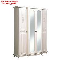 Шкаф для одежды "Кантри" 06.116, 1660×610×2290 мм, патина, цвет вудлайн кремовый
