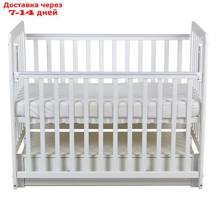 Кровать детская "Фея" 328-01, цвет белый - фото 7 - id-p226970234