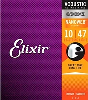 Струны для 12-струнной гитары Elixir Strings 11152 10-47