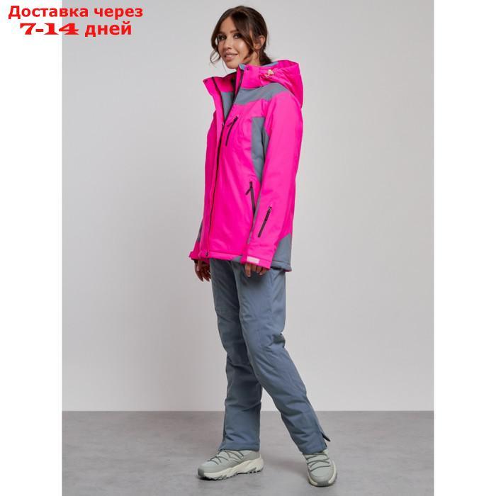 Костюм горнолыжный женский зимний, размер 50, цвет розовый - фото 3 - id-p226967093