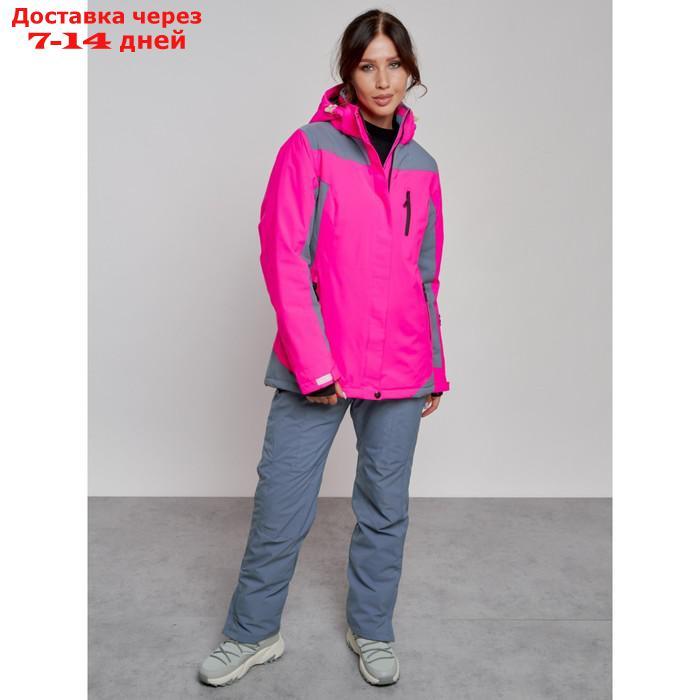 Костюм горнолыжный женский зимний, размер 50, цвет розовый - фото 7 - id-p226967093
