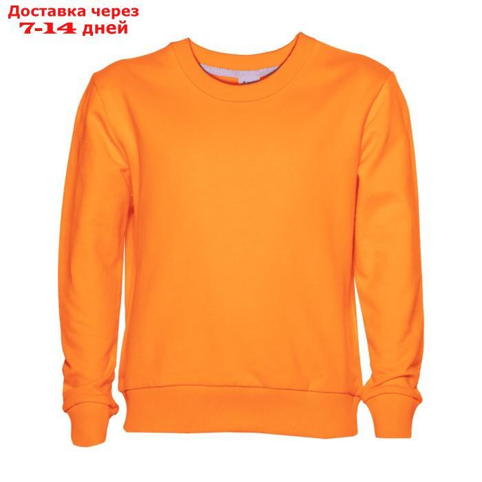 Толстовка детская, размер 8 лет, цвет оранжевый - фото 1 - id-p226941154