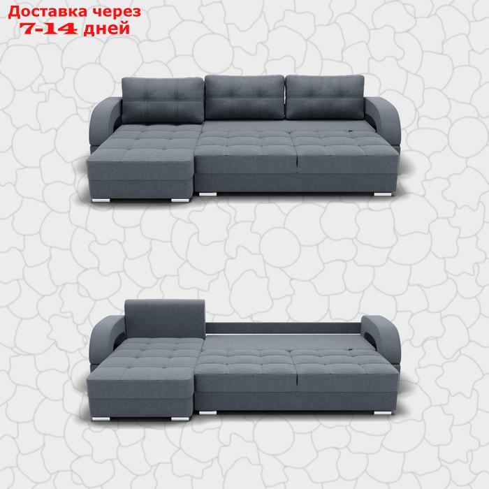 Угловой диван "Элита 3", ПЗ, механизм пантограф, угол левый, велюр, цвет квест 026 - фото 5 - id-p226990324
