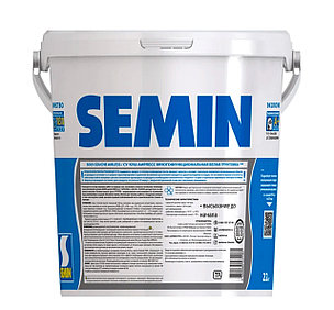 Белая грунтовка для безвоздушного нанесения под шпатлёвку Semin Sous-Couche (белая крышка), 22 кг, фото 2
