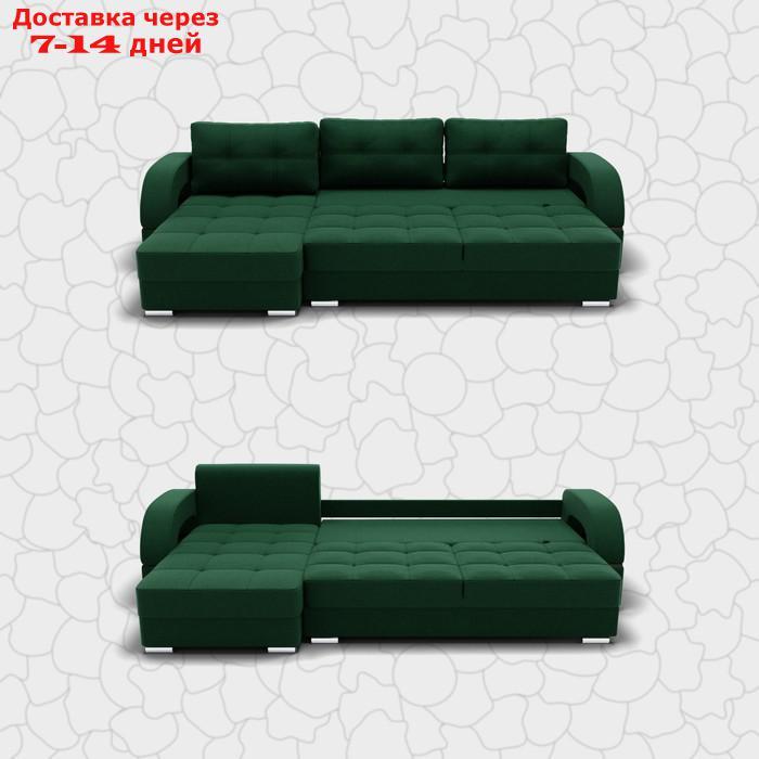 Угловой диван "Элита 3", ПЗ, механизм пантограф, угол левый, велюр, цвет квест 010 - фото 5 - id-p226990325