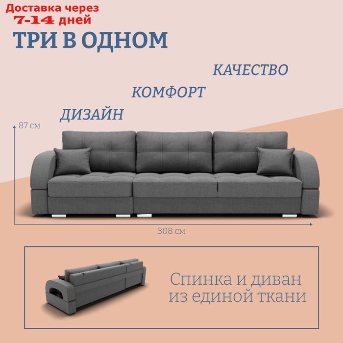Угловой диван "Элита 2", ПЗ, механизм пантограф, угол левый, велюр, цвет квест 014 - фото 2 - id-p226990328