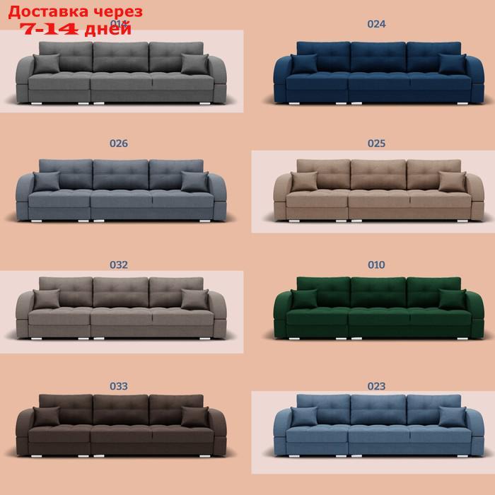 Угловой диван "Элита 2", ПЗ, механизм пантограф, угол левый, велюр, цвет квест 014 - фото 9 - id-p226990328