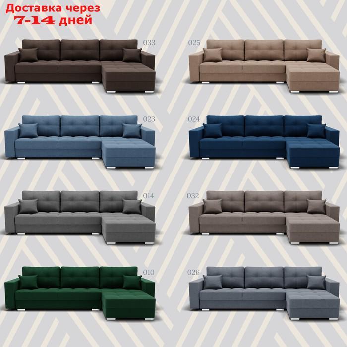 Угловой диван "Талисман 3", ПЗ, механизм пантограф, угол левый, велюр, цвет квест 023 - фото 7 - id-p226990340