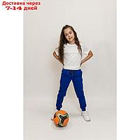 Брюки спортивные для девочек Isee, рост 140-146 см, цвет синий