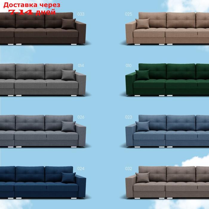 Угловой диван "Талисман 2", ПЗ, механизм пантограф, угол левый, велюр, цвет квест 032 - фото 8 - id-p226990343