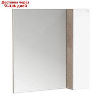 Шкаф-зеркало для ванной комнаты Onika "Алеста 80", правый 80х15,4х81,6 см