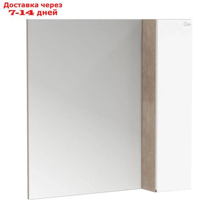 Шкаф-зеркало для ванной комнаты Onika "Алеста 80", правый 80х15,4х81,6 см - фото 1 - id-p226957367