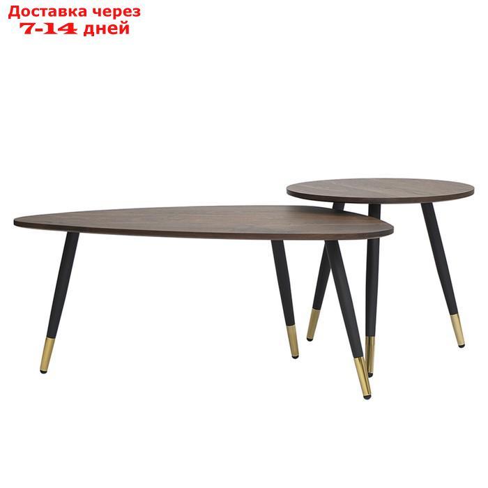 Набор из 2-х журнальных столиков Camis, 500×960×500 мм, цвет коричневый - фото 1 - id-p226952118