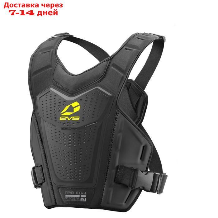 Жилет защитный EVS Roost Revo 4, размер L-XL, чёрный, жёлтый - фото 1 - id-p226992352